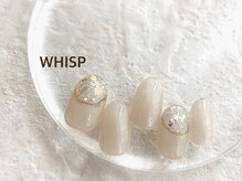 ウィスプ(WHISP)/グリッターフレンチネイル 春夏