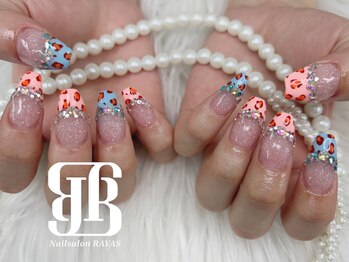 ネイルサロンレイアス(RAYAS)/レオパードネイル