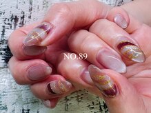ナンバーハチキュウ(NO.89)の雰囲気（定額デザインネイル　持込デザイン　マグネットアート）