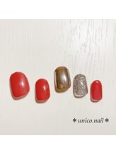 アトリエネイルウニコ (atelier nail unico)/林檎みたいな色