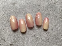 ローラン(LOERUN)/桃ネイル　もやもや