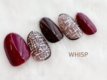 ウィスプ(WHISP)/ツイードネイル 冬 バレンタイン