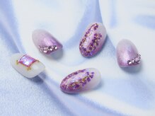 カラーズ 浜松店(colors)/藤の花ネイル