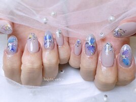 青紫♪アジサイネイル