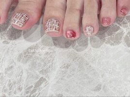 ツイードフットネイル