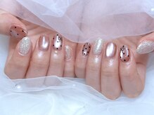 マイフェアレディ 今池(MyFairLady)/ドット×リボンネイル【定額】