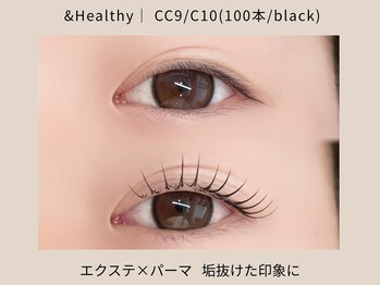 アイラッシュ&ネイル レーヌ池袋 (Reine)/&healthy(エクステ+パーマ)