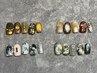 【定額Ｃ】4週間以内の来店は10％オフ★キャンペーンネイル￥9600