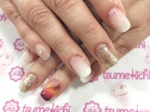 ネイルサロン 爪吉/引き算で成功！南国の夕焼け♪