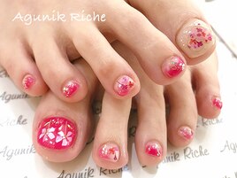 【押し花ネイル】