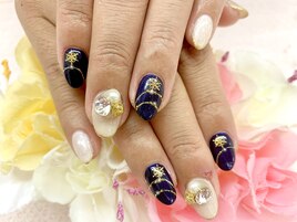 [中村]雪の結晶ネイル＊*
