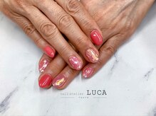 ネイルアトリエルカ(nail atelier LUCA)/W-710 大人可愛いシェルネイル