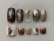 ナナ 白金高輪(nana)/大人ニュアンスアート 雑誌掲載