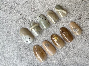 グロウ ネイル(GLOW×NAIL)/アート定額コース　2022年10月