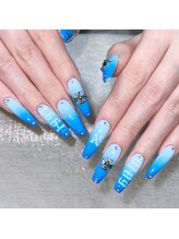 クイーンズビューティーサロン 新宿本店(Queen's beauty salon)/チップ長さだしやりつけ放題