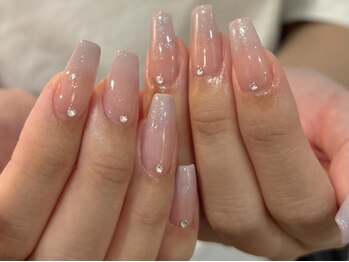 アイネイルズ 渋谷店(I nails)/【Karin.m】pink×purple