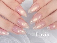 ラヴィン なんばスカイオ店(Lovin)/【パラジェル】ラメフレンチ