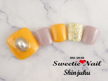 スウィーティーネイル 新宿三丁目店(Sweetie Nail)/フット秋冬デザイン★フリー1