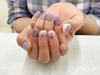 プルミエ ネイル(Premier Nail)/紫陽花ネイル