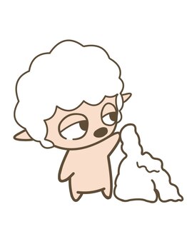 シープ(Sheep)/Sheepのマスコット☆メリ男くん