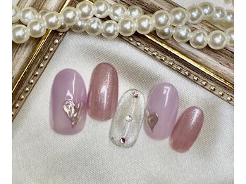 プティリボン 武蔵小金井店(PetitRibbon)/Designくすみミラーハート