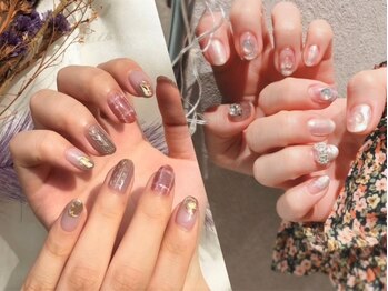 カイノ イオンモール 岡山店(KAINO)の写真/大人可愛いデザインが豊富♪自分史上最高の指先に♪親切で丁寧!!高技術スタッフの施術でネイルのモチも◎