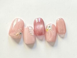 押し花ネイル