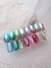 HAND★付け替えオフ無料◎フラッシュorラメグラデコース￥7700