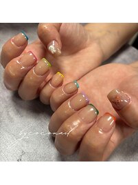 colorful nail