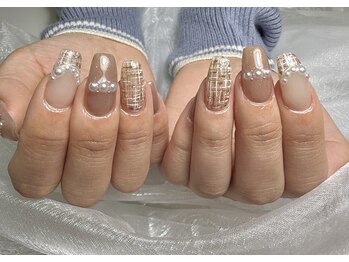 エーネイルルーム(A.Nail.room)/ツイードネイル