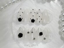 エンジェルガーデン 青山店(Angelgarden)/黒薔薇ネイル