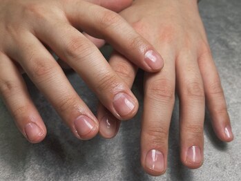 オムネイル 渋谷(HOMME NAIL)/クリアジェル ¥4.400