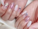 大人の春ネイル