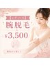 【レディース】腕脱毛 ¥3,500- 指先から美しく◎