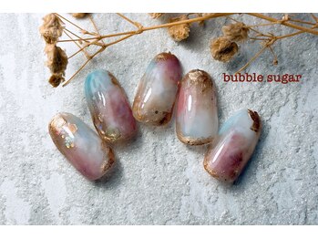 バブル シュガー バイ ネイルクローネ(bubble sugar by.nail crone)/アンティークネイル