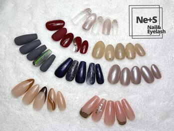 ネプラス(Ne+S)の写真/[NEWOPEN]丁寧ケア込☆定額Sコース￥5500！絶妙ニュアンスアートが満載☆あなただけのデザインが見つかる♪