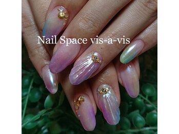 ネイルスペース ヴィザヴィ(NailSpace Vis-a-vis)/マーメイドネイル
