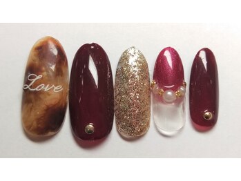 ネイルサロン 爪/秋ネイル