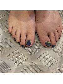 ３月＃フットネイル