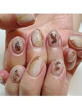 ネイルージュ 梅ヶ丘店(Nailouge)/ニュアンスミラーネイル☆