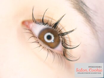 サロン ドット クッキー 塚本(Salon.Cookie)の写真/【韓国風束感ワンホン×LEDメニューをご用意◎】束感はまつエクで作る!提案力×技術力で"なりたい目元"に