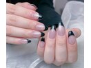 ブラックフレンチネイル