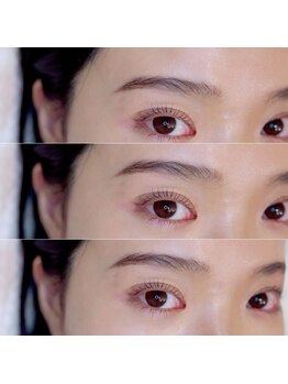 アメリ(Ameri)の写真/目元の整いで決まる第一印象★【2回目以降がお得♪】まつパ+美眉waxスタイリング8800円~朝のメイク時短に♪