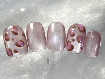 アイネイルズ 町田店(I nails)/マグネットレオパード9480円