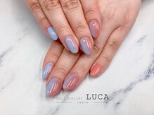 ネイルアトリエルカ(nail atelier LUCA)/W-691 縦グラデーションネイル