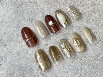 グロウ ネイル(GLOW×NAIL)/アート定額コース　2022年10月