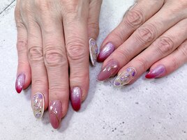 フラワーデザインネイル