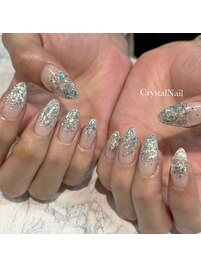 ラメグラデーション