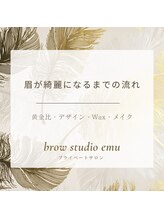 ブロウ スタジオ エミュー(brow studio emu)/『施術の流れ』美眉が出来るまで