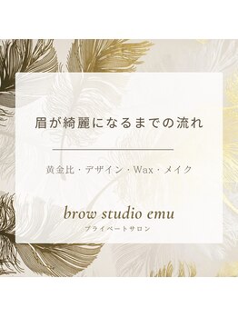 ブロウ スタジオ エミュー(brow studio emu)/『施術の流れ』美眉が出来るまで
